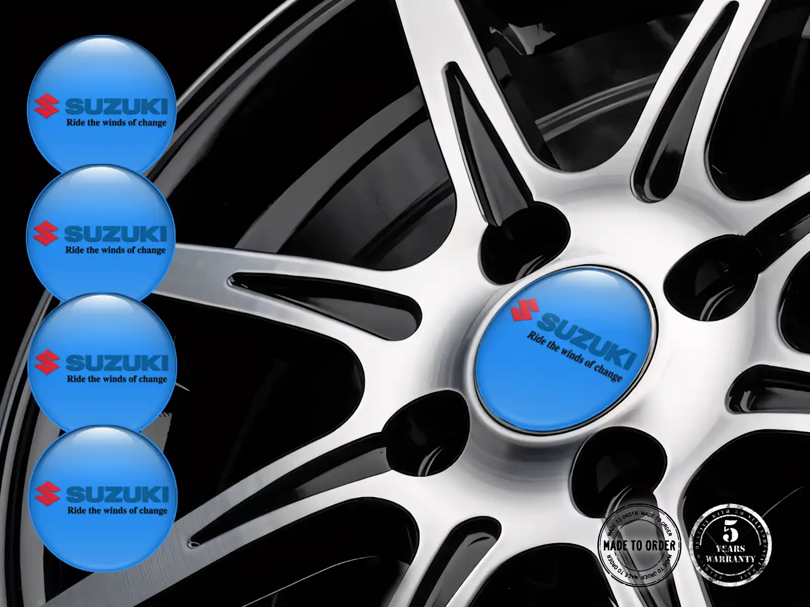 Suzuki Pegatinas de Rueda Pro Horizonte Flujo Cósmico